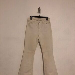J Brand Off-White Boot Cut Jeans